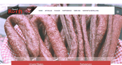 Desktop Screenshot of fleischerei-roth.de